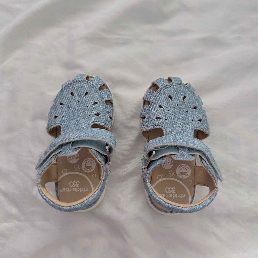 Stride Rite Light Blue Kids Sandals
